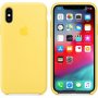 Apple Silikonski ovitek za iPhone XS - kanarsko rumena