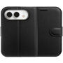 Preklopni Etui iz PU usnja za iPhone Duo - črn