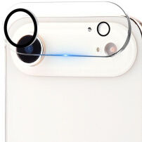 XDcase Kaljeno steklo za zaščito leč zadnje kamere za iPhone Air - črno