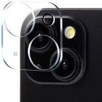 XDcase Kaljeno steklo za zaščito leč zadnje kamere za iPhone 15 / 15 Plus - prozorno