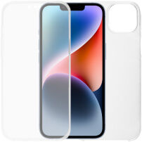 Dvodelni Etui za sprednjo in zadnjo stran za iPhone 14 - prozoren