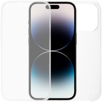 Dvodelni Etui za sprednjo in zadnjo stran za iPhone 14 Pro Max - prozoren