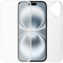 Dvodelni Etui za sprednjo in zadnjo stran za iPhone 16 Plus - prosojen