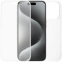 Dvodelni Etui za sprednjo in zadnjo stran za iPhone 15 Pro - prozoren