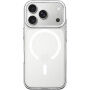 Prozoren ovitek iz trde plastike z belim MagSafe za iPhone 17 Pro / 18 Pro - brezbarven