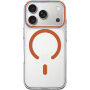 Prozoren ovitek iz trde plastike z oranžnim MagSafe za iPhone 17 Pro Max / 18 Pro Max - prozoren