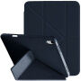 XDcase Y-fold Etui z origami Stojalo in prostorom za Apple Pencil za iPad Air 4 (2020) / Air 5 (2022) / Air 11" (2024-2026) - temno modro
