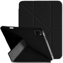 XDcase Y-fold Etui z origami Stojalo in prostorom za Apple Pencil za iPad Pro 12,9" (2018-2022) - črno