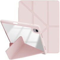 XDcase Etui z origami stojalo in prostorom za Apple Pencil za iPad Air 13" (2024-2026) / Pro 12,9" (2018-2022) - roza