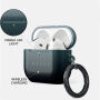 Burga ovitek s karabinom za AirPods 4 / 5 - Black Hole