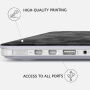 Burga matni ovitek z vzorcem za MacBook Air 13" (A1932 / A2179 / A2337) - Nocturnal