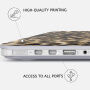 Burga matni ovitek z vzorcem za MacBook Air 13" (A1932 / A2179 / A2337) - Player