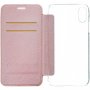 Guess iz kaljenega stekla za iPhone XR - roza-zlato