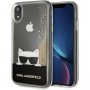 Karl Lagerfeld pokrijemo Choupette z bleščicami za iPhone XR - zlati