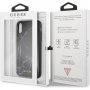 Guess izvirno prekrivalo iz črnega marmorja za iPhone XR - črna