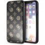 Guess Layer Glitter Peony ovitek za iPhone X / XS - črna