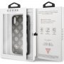 Guess Layer Glitter Peony ovitek za iPhone X / XS - črna
