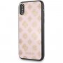 Guess Layer Glitter Peony ovitek za iPhone X / XS - svetlo roza