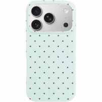 Zaščitni ovitek s pikami za iPhone 17 Pro / 18 Pro - mentol