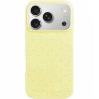 Zaščitni ovitek s pikami za iPhone 17 Pro / 18 Pro - rumen