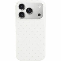 Zaščitni ovitek s pikami za iPhone 17 Pro / 18 Pro - bel
