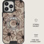 Burga Barely Yours magnetno MagSafe vrtljivo 360° Stojalo za iPhone - srebrno