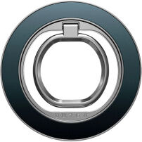 Burga Black Hole magnetno MagSafe vrtljivo 360° stojalo za iPhone - srebrno