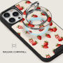 Burga Freshly Picked magnetno MagSafe vrtljivo 360° stojalo za iPhone - srebrno