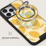 Burga Lemon Tart magnetno MagSafe vrtljivo 360° stojalo za iPhone - srebrno