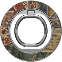 Burga Oath magnetno MagSafe vrtljivo 360° stojalo za iPhone - srebrno