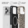Burga Tough ovitek z vzorcem in MagSafe za iPhone 17 Pro / 18 Pro - Almond Latte