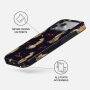 Burga Tough ovitek z vzorcem in MagSafe za iPhone 17 Pro / 18 Pro - Cougar
