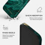 Burga Tough ovitek z vzorcem in MagSafe za iPhone 17 Pro / 18 Pro - Emerald Pool