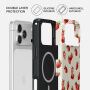 Burga Tough ovitek z vzorcem in MagSafe za iPhone 17 Pro / 18 Pro - Freshly Picked
