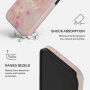 Burga Tough ovitek z vzorcem in MagSafe za iPhone 17 Pro / 18 Pro - Golden Coral