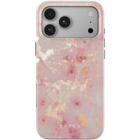 Burga Tough ovitek z vzorcem in MagSafe za iPhone 17 Pro / 18 Pro - Golden Coral