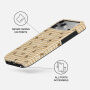 Burga Tough ovitek z vzorcem in MagSafe za iPhone 17 Pro / 18 Pro - Honeycomb