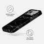 Burga Tough ovitek z vzorcem in MagSafe za iPhone 17 Pro / 18 Pro - Noir Origin