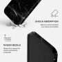 Burga Tough ovitek z vzorcem in MagSafe za iPhone 17 Pro / 18 Pro - Noir Origin