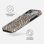 Burga Tough ovitek z vzorcem in MagSafe za iPhone 17 Pro Max / 18 Pro Max - Almond Latte