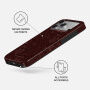 Burga Tough ovitek z vzorcem in MagSafe za iPhone 17 Pro Max / 18 Pro Max - Capulet