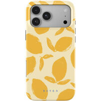 Burga Tough ovitek z vzorcem in MagSafe za iPhone 17 Pro Max / 18 Pro Max - Lemon Tart