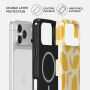 Burga Tough ovitek z vzorcem in MagSafe za iPhone 17 Pro Max / 18 Pro Max - Lemon Tart