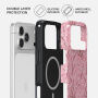 Burga Tough ovitek z vzorcem in MagSafe za iPhone 17 Pro Max / 18 Pro Max - Sakura