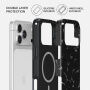 Burga Tough ovitek z vzorcem in MagSafe za iPhone 17 Pro Max / 18 Pro Max - Void
