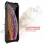 Zelo trpežna torbica Viking s tremi zamenljivimi lečami za iPhone X / XS - črna