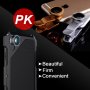 Zelo trpežna torbica Viking s tremi zamenljivimi lečami za iPhone X / XS - črna