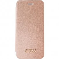 Guess knjigo IriDescent iPhone 7/8 - roza-zlato