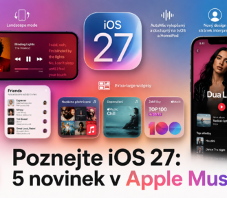Spoznajte iOS 27 #3: Apple Music se uči novih trikov. To je 5 največjih novic!